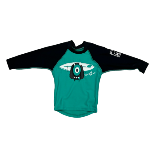 Second Skins Boys UV Lil Mostern LS Rash 2 Years Bali Black