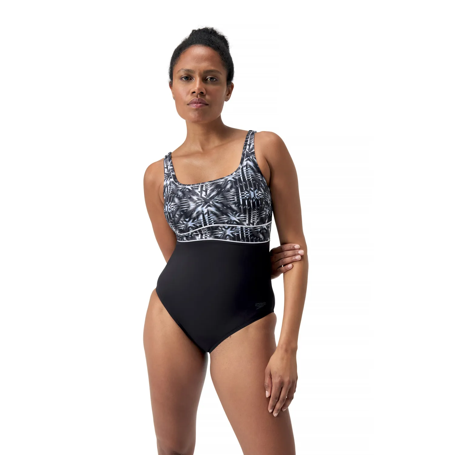 Speedo Women's Shaping ContourEclipse Black Oxi - Swimmaster
