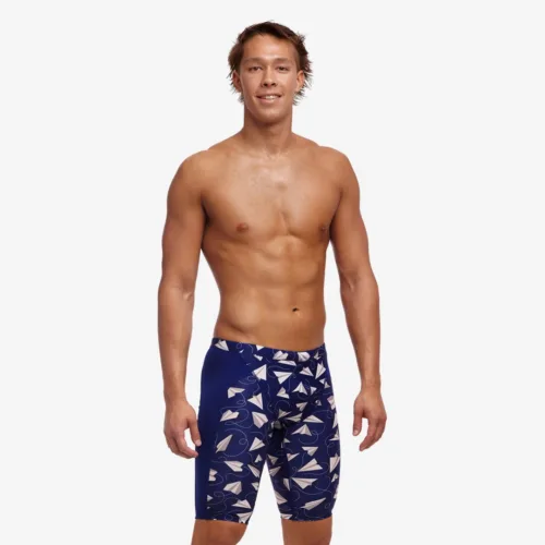 Funky Mens Training Jammers Paper Plain 30