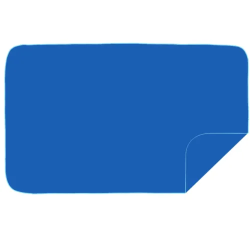 Bobums Microfiber Towels Plain L Royal Blue Turq