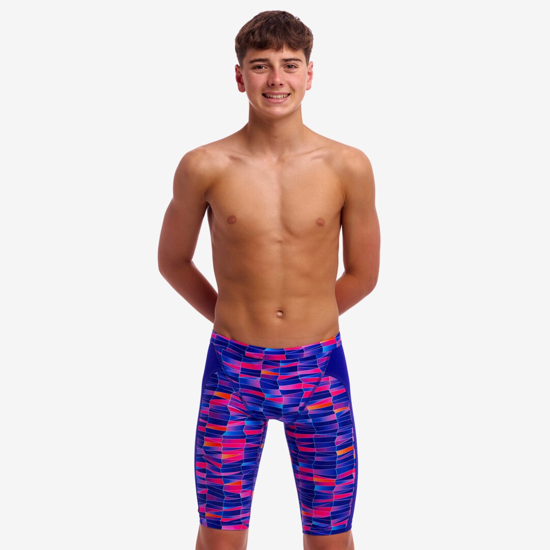 Funkita Boy's Training Jammers Warped Waves