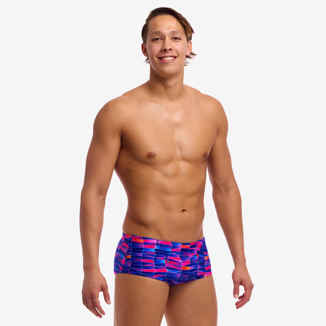 Funkita Men's Classic Trunks Warped Waves