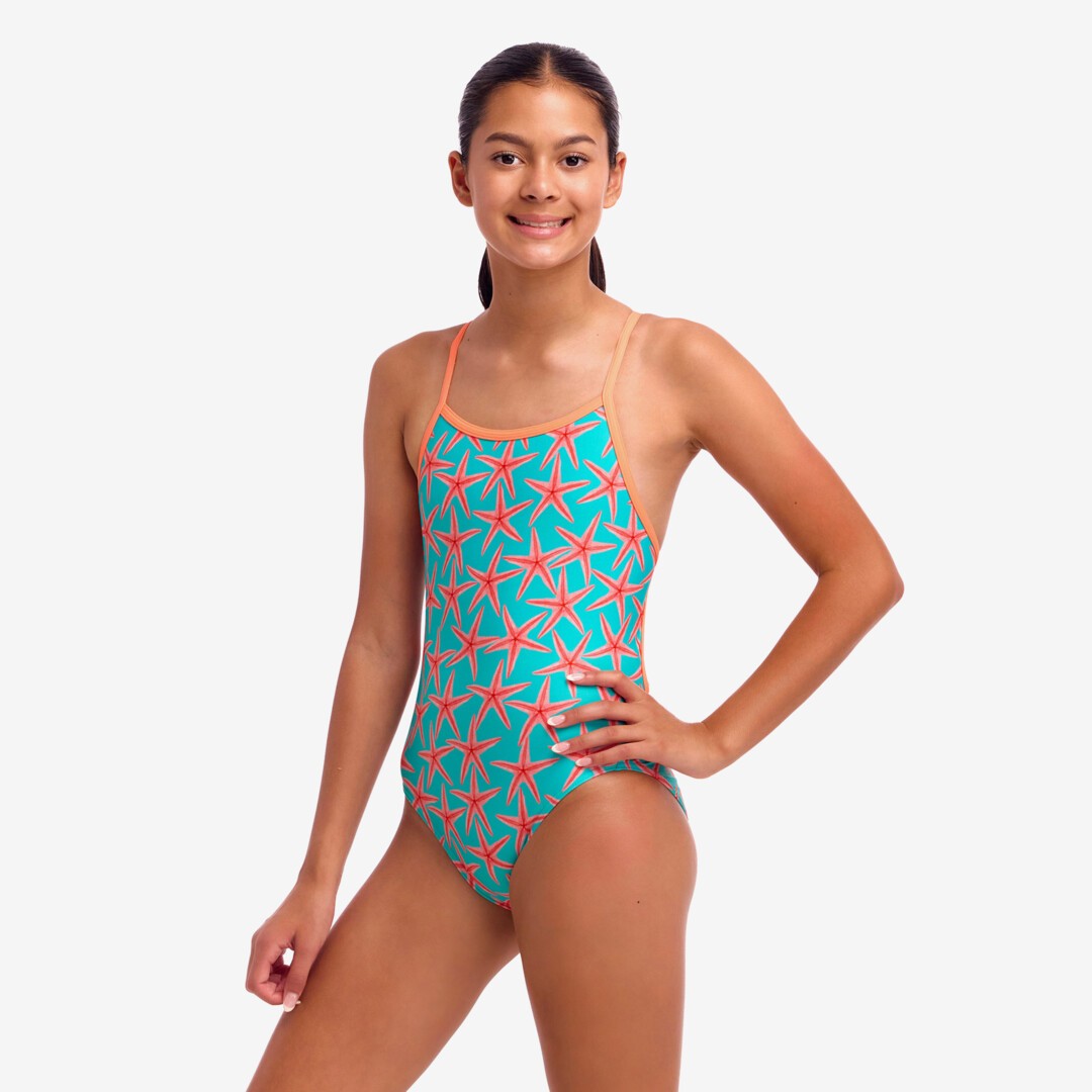 Funkita Girl's Single Strap One Piece Star Party
