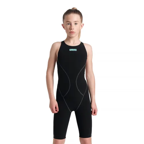 Arena Girls Powerskin Impulso Black Teal