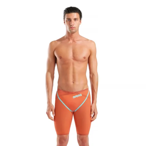 Arena Men's Powerskin Carbon Glide Jammer Sunset Coral LE