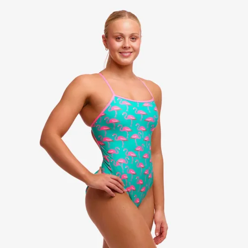 Funkita Ladies Single Strap One Piece Go Flamingo