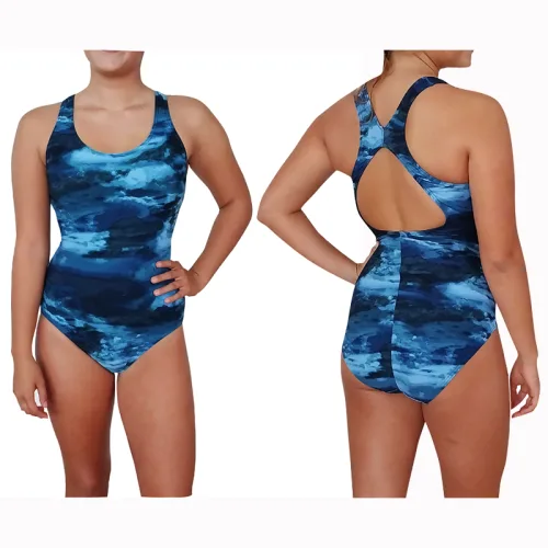 TYR Ladies Asperus Aqua Fitness Tank Marine