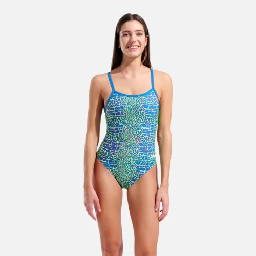 Arena Ladies Challenge Back Snakeskin Swimsuit