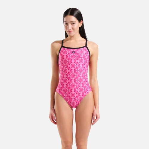 Arena Ladies Challenge Back Floral Pink